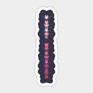 Pink Paint Staint Sticker